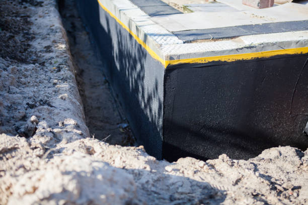 Professional Crawl Space Encapsulation technician working in Wales Center, NY